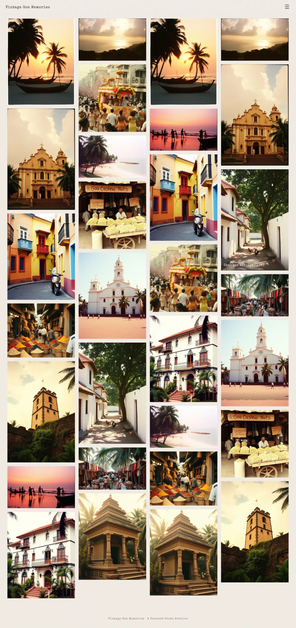Vintage Goa Memories